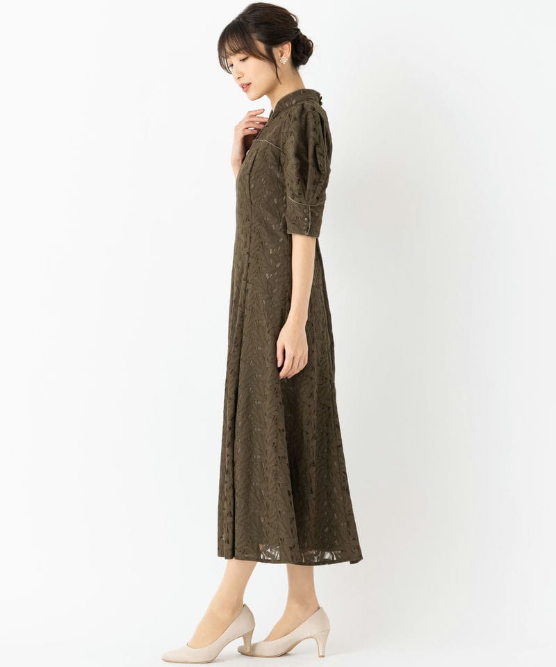 ANDRESD アンドレスド クロスアクセントドレス その他 x グリーン系