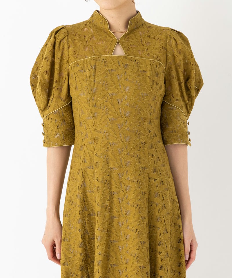 ANDRESD アンドレスド クロスアクセントドレス その他 x イエロー系