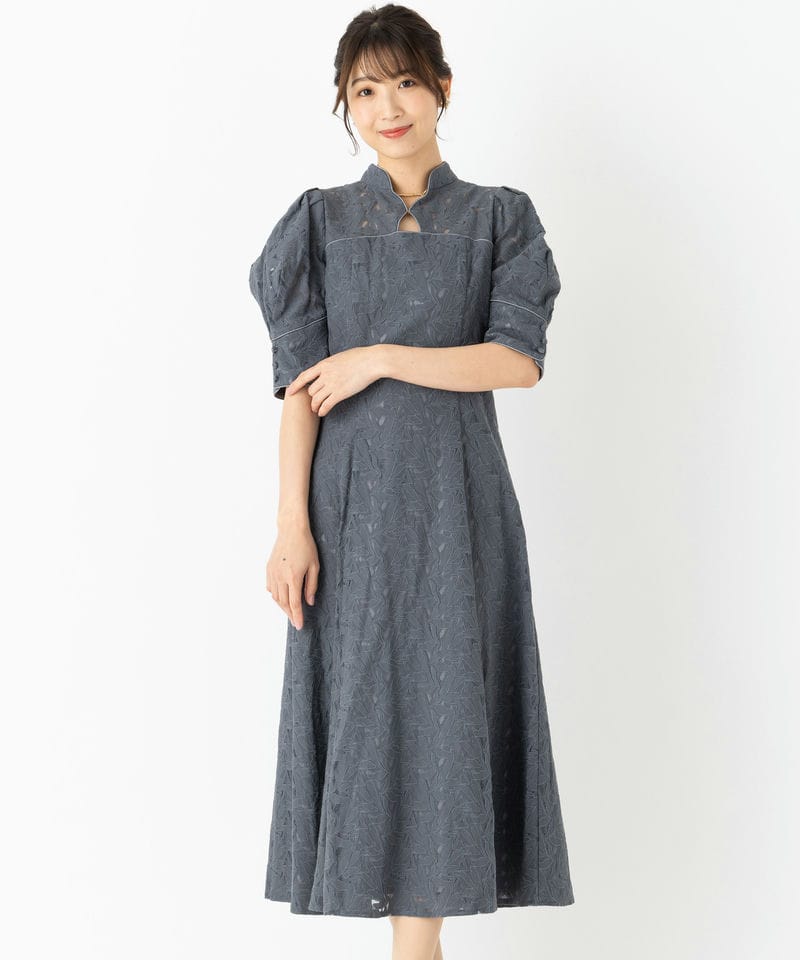 -ANDRESD｜アンドレスド ANDRESD アンドレスド クロスアクセントドレス その他 x ブルー系