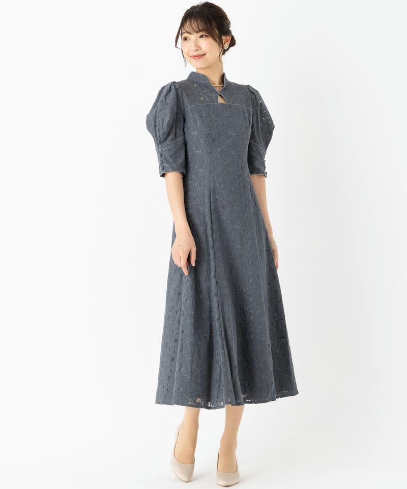 ANDRESD アンドレスド クロスアクセントドレス その他 x ブルー系