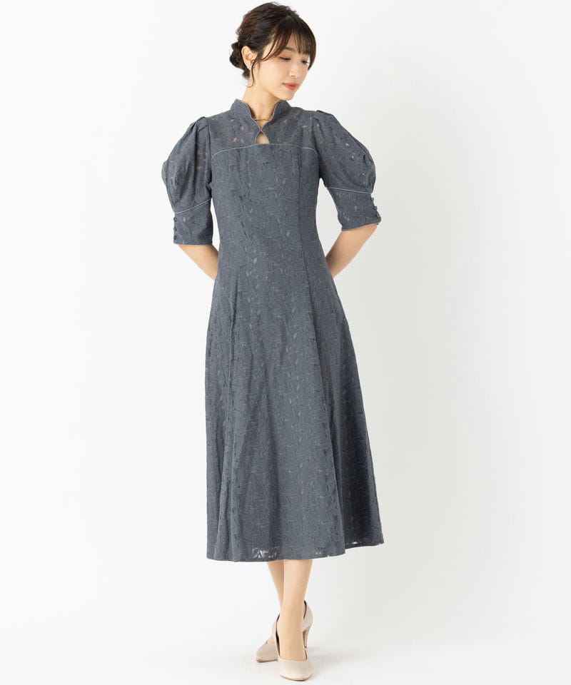 ANDRESD アンドレスド クロスアクセントドレス その他 x ブルー系