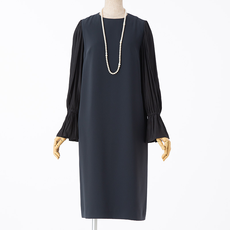 UNITED ARROWS ユナイテッドアローズ パールモチーフワンピース