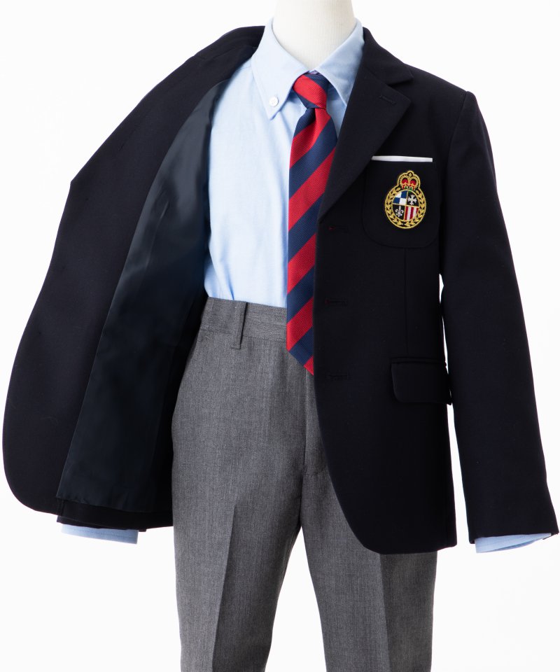 ビームス　キッズ男の子　フォーマルスーツ　入学式　4点セット　ネイビー　120 こどもビームス 【キッズスーツ4点SET】こどもビームス その他 x
