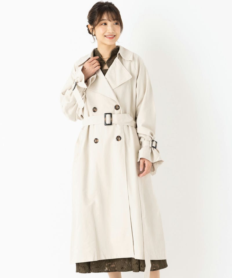 Select Shop ライトロングトレンチコート その他 x ホワイト系 | 結婚