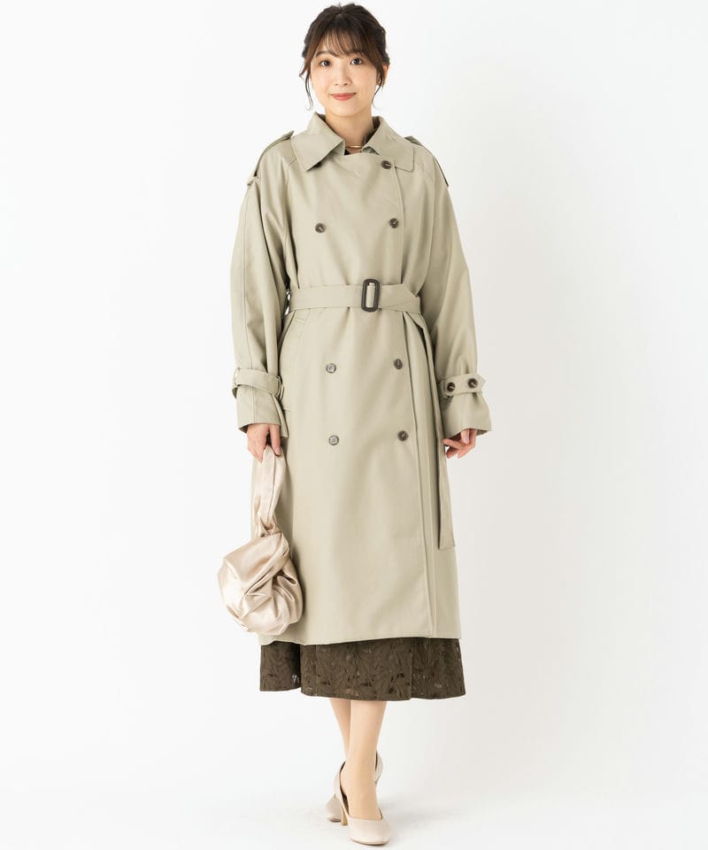 Select Shop ライトトレンチコート グレー系 | 結婚式パーティーの