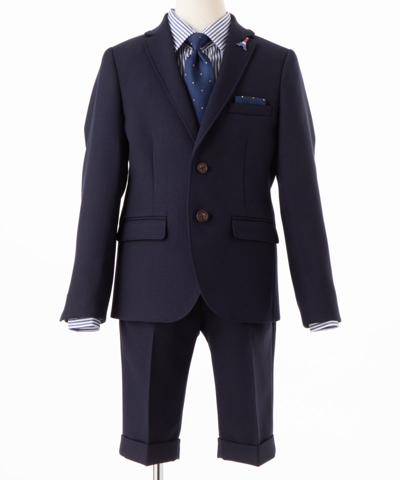 ELLE EN NOIR キッズスーツ 150cm 卒業式 ① ELLE EN NOIR 【キッズスーツ4点SET】エルアンノアール ステッチ