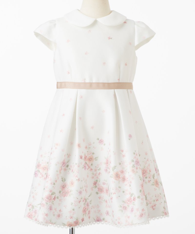 petit main 【キッズスーツ3点SET】プティマイン ワンピース&スカラ衿