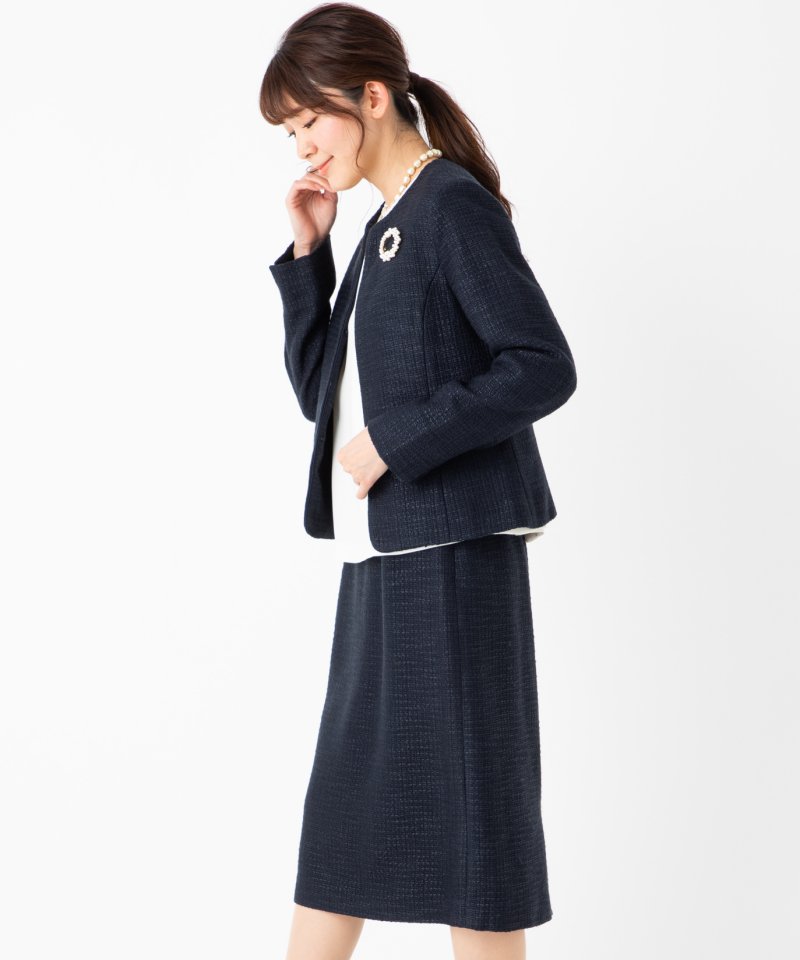 B:MING by BEAMS 【プレミアムスーツ3点SET】ツイードジャケット