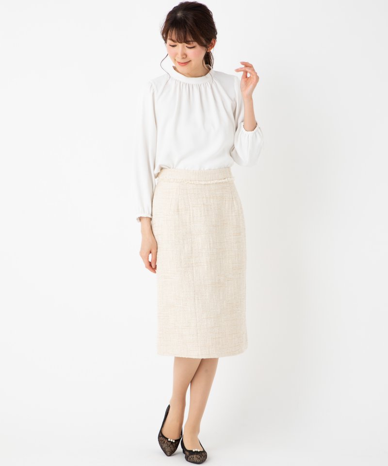 B:MING by BEAMS 【プレミアムスーツ3点SET】ツイードノーカラー B:MING by BEAMS 【プレミアムスーツ3点SET】ツイードノーカラー