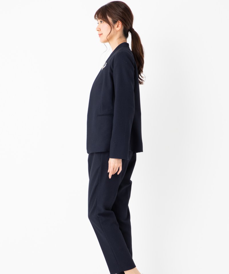 B:MING by BEAMS 【スーツ3点SET】ノーラペルジャケット&ストレッチ