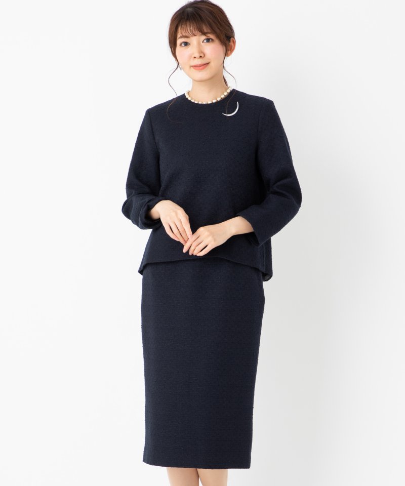 B:MING by BEAMS 【スーツ2点SET】ツイードプルオーバー&タイト