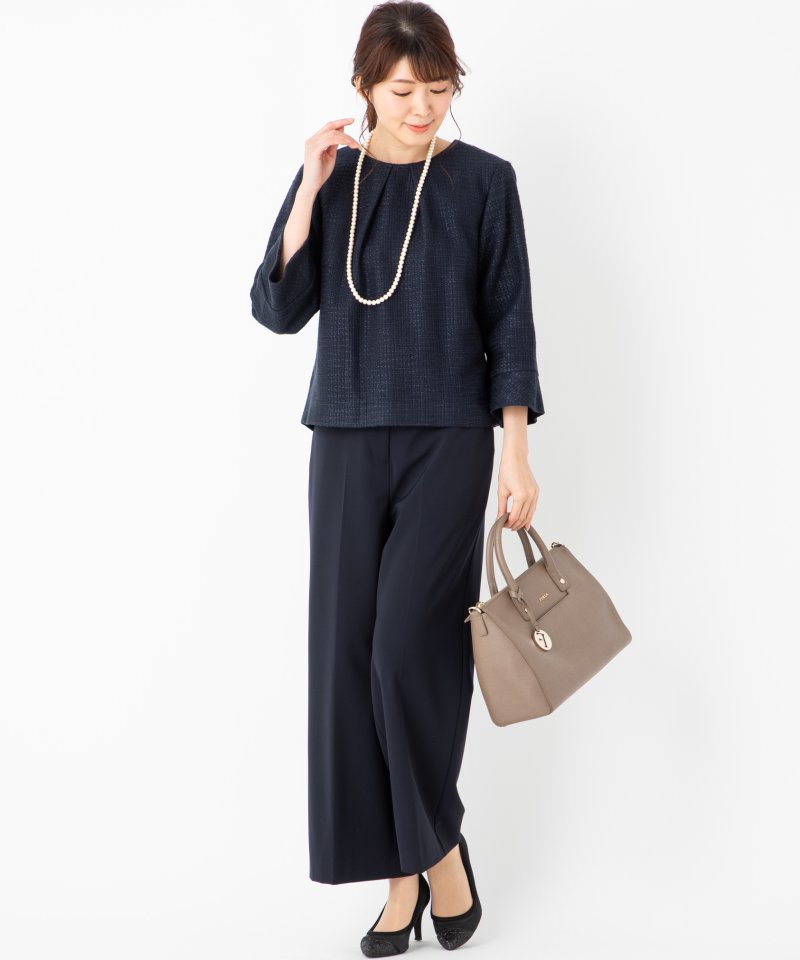 B:MING by BEAMS 【スーツ2点SET】ツイードプルオーバートップス