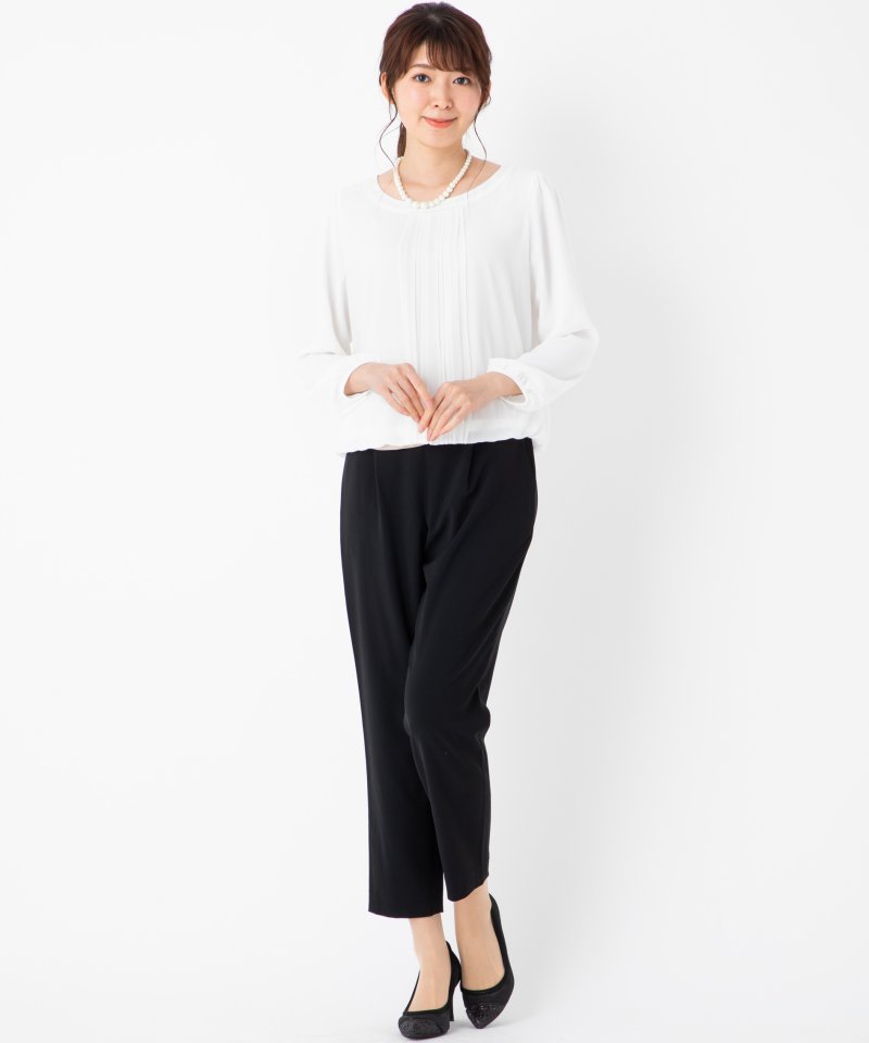 any SiS 【スーツ3点SET】ダブルクロスカラーレスジャケット