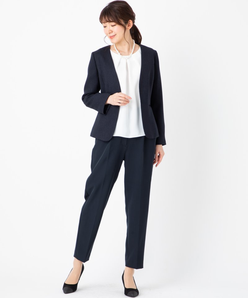 B:MING by BEAMS 【スーツ3点SET】異素材セットアップパンツスーツ