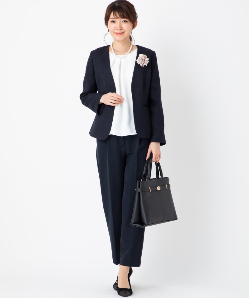 B:MING by BEAMS 【スーツ3点SET】異素材セットアップパンツスーツ