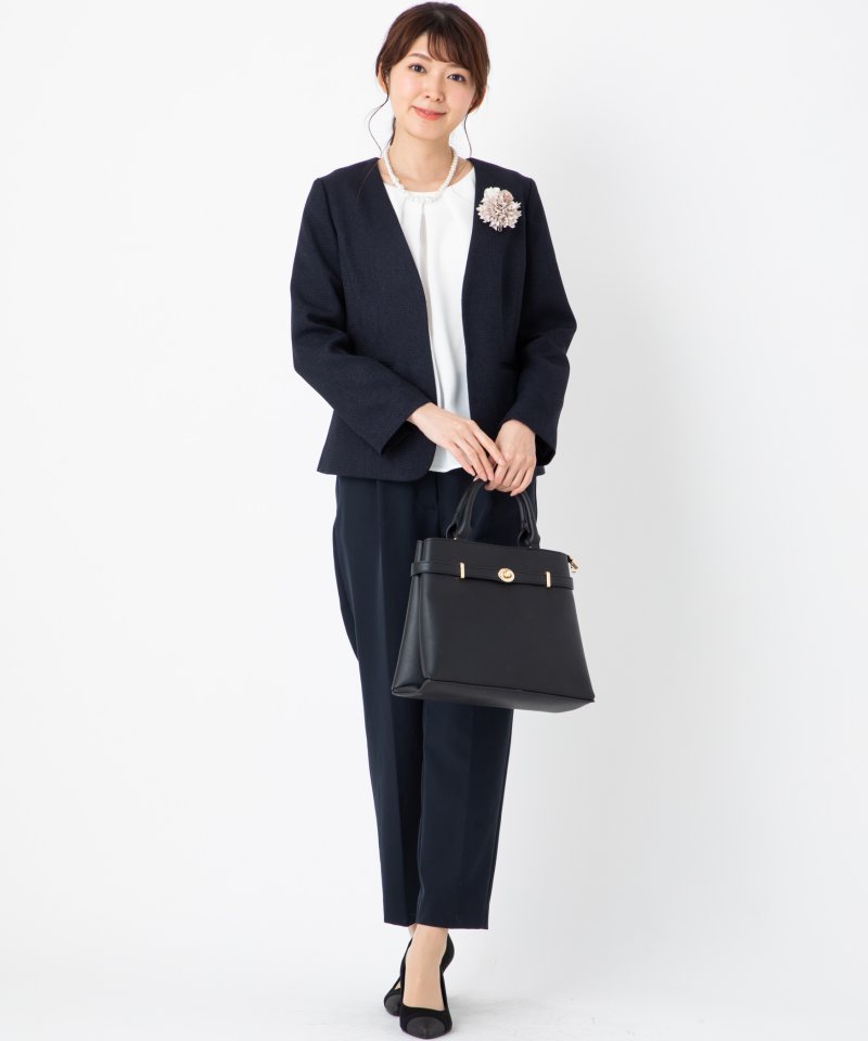 B:MING by BEAMS 【スーツ3点SET】異素材セットアップパンツスーツ