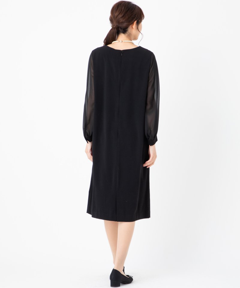 B:MING by BEAMS ビーミングバイビームス 袖シフォンフォーマル