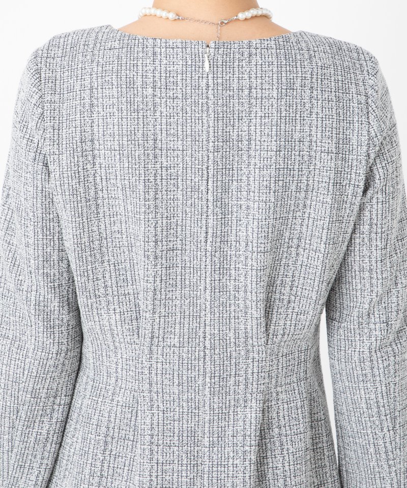 美品 theory luxe ツイードジャケット グレー セオリーリュクス 【公式