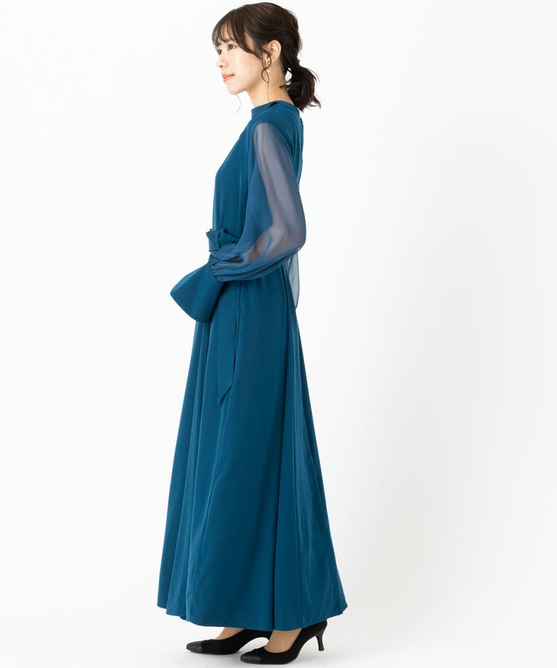 HARE ハレ 2WAYソデシアードッキングドレス ブルー系 | 結婚式