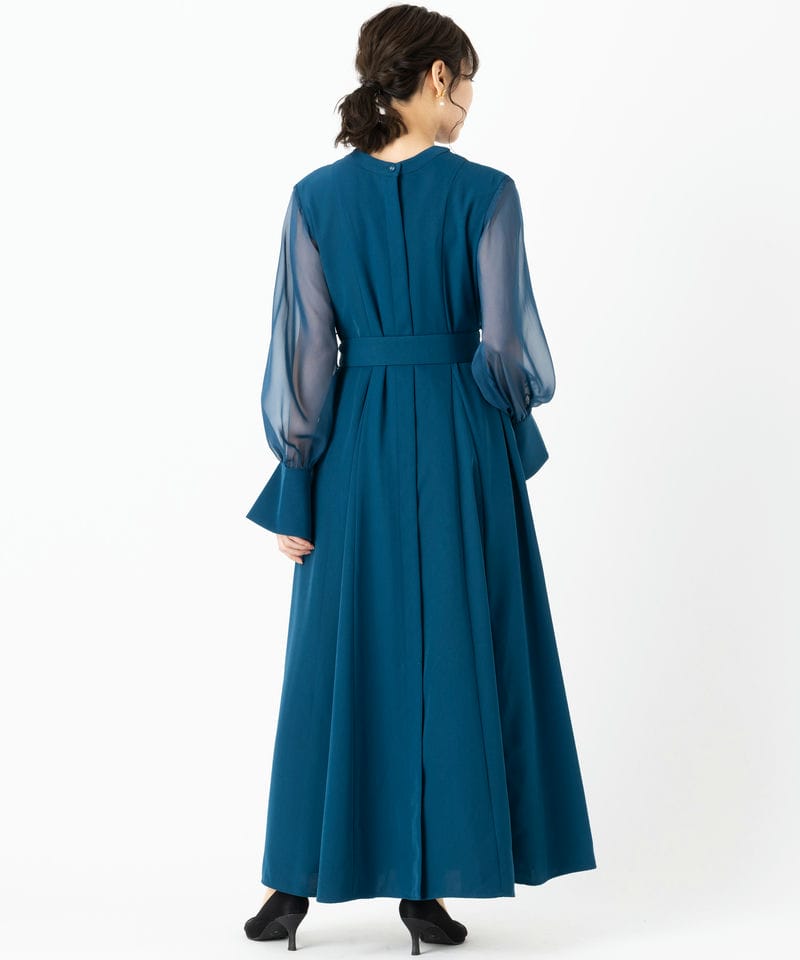 HARE ハレ 2WAYソデシアードッキングドレス ブルー系 | 結婚式