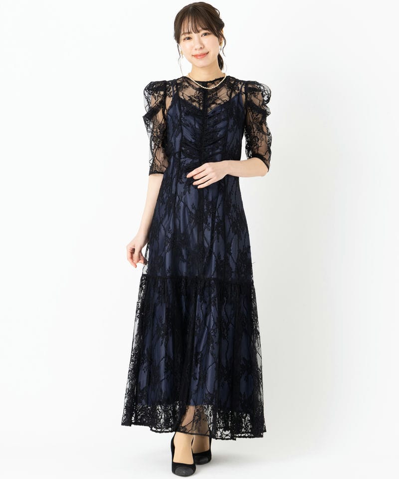 スナイデルパフレースドレス SWFO241090 レディース LBLU スナイデルパフレースドレス SWFO241090 レディース LBLU