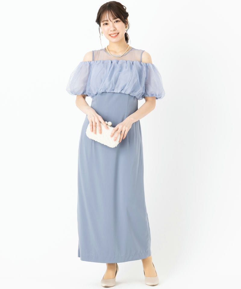 LAGUNAMOON ラグナムーン LADYシアーボレロレイヤードドレス その他 x