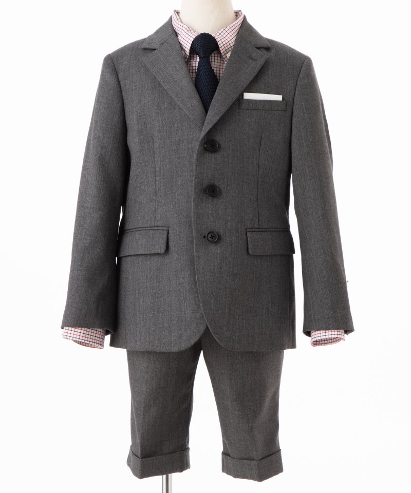 こどもビームス 【キッズスーツ4点SET】ウールグレースーツセット