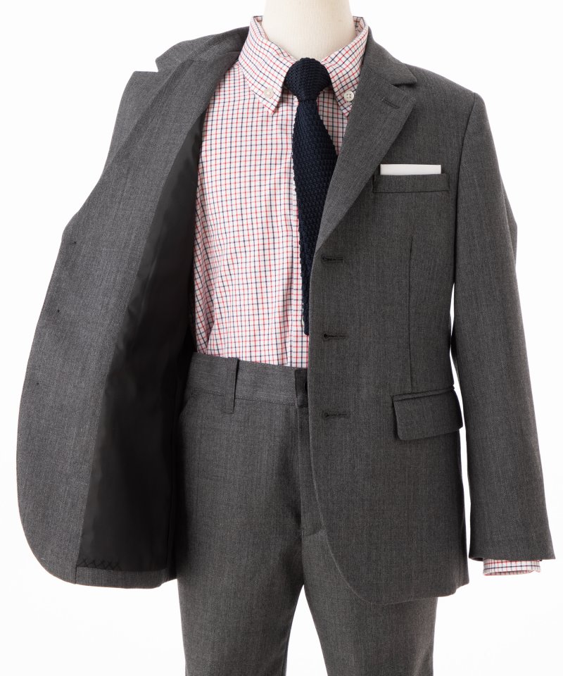 こどもビームス 【キッズスーツ4点SET】ウールグレースーツセット