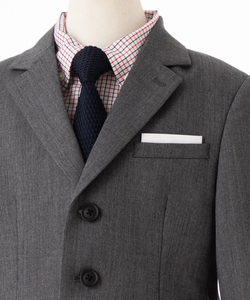 こどもビームス 【キッズスーツ4点SET】ウールグレースーツセット