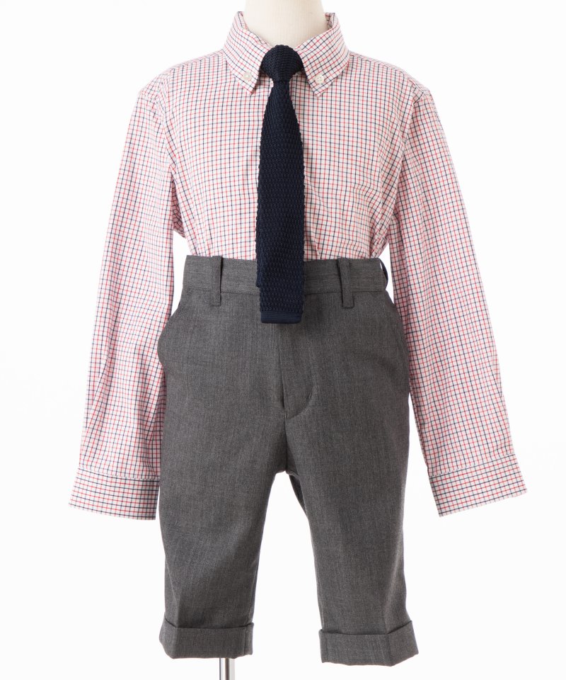 こどもビームス 【キッズスーツ4点SET】ウールグレースーツセット
