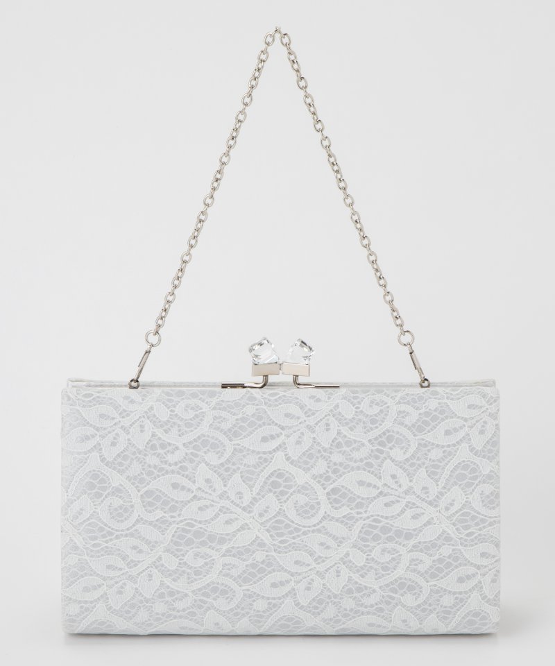 Select Shop 刺繍デザイン金具ハンドルパーティーバッグ その他 x