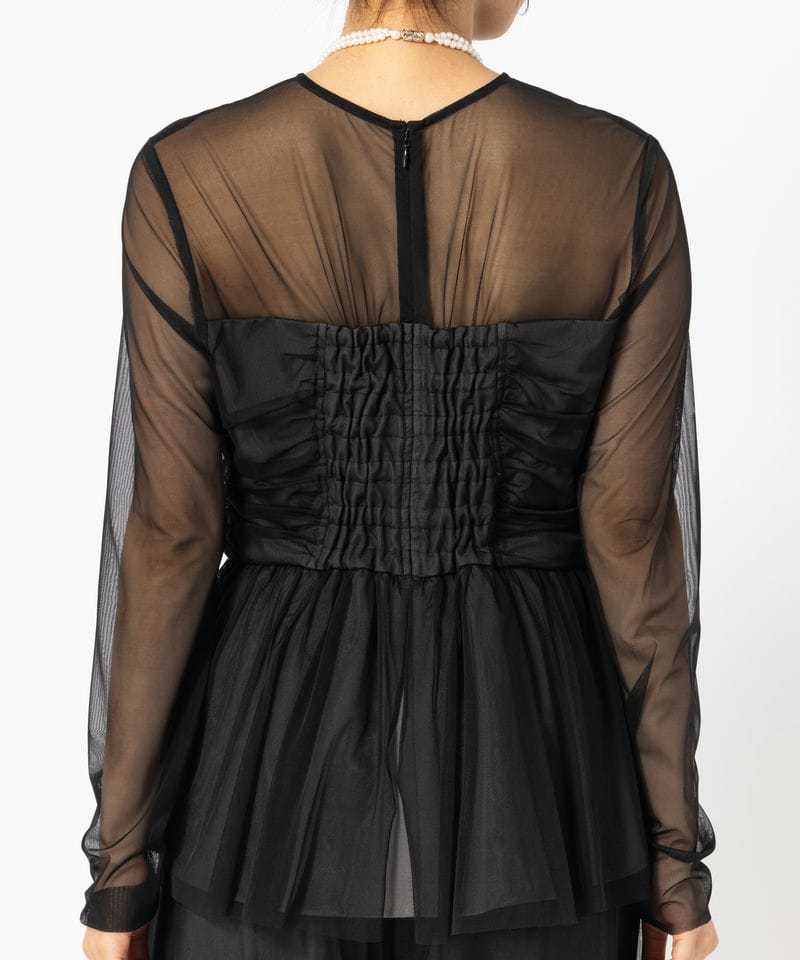 Ameri VINTAGE アメリヴィンテージ チャーミングチュールレイヤード