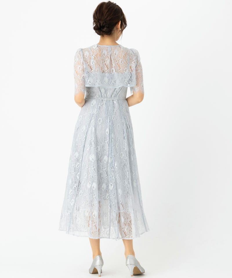 SNIDEL スナイデル レースボレロドレス ネイビー系 | 結婚式パーティー