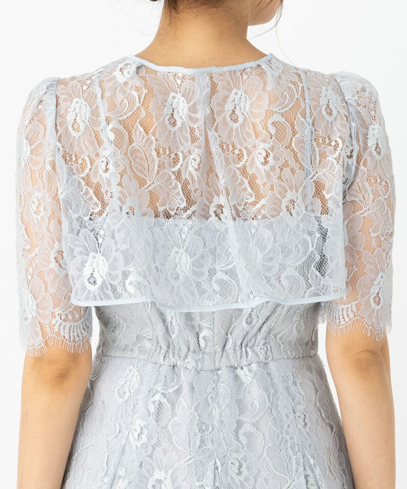 SNIDEL スナイデル レースボレロドレス ネイビー系 | 結婚式パーティー