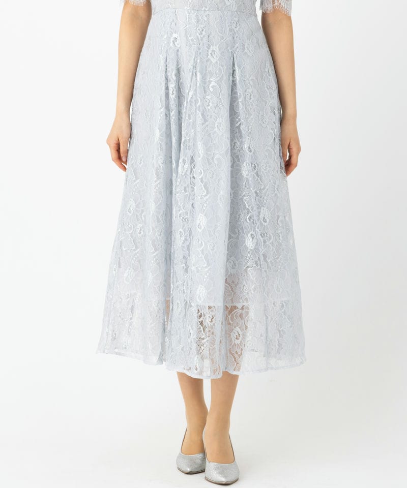 SNIDEL スナイデル レースボレロドレス ネイビー系 | 結婚式パーティー