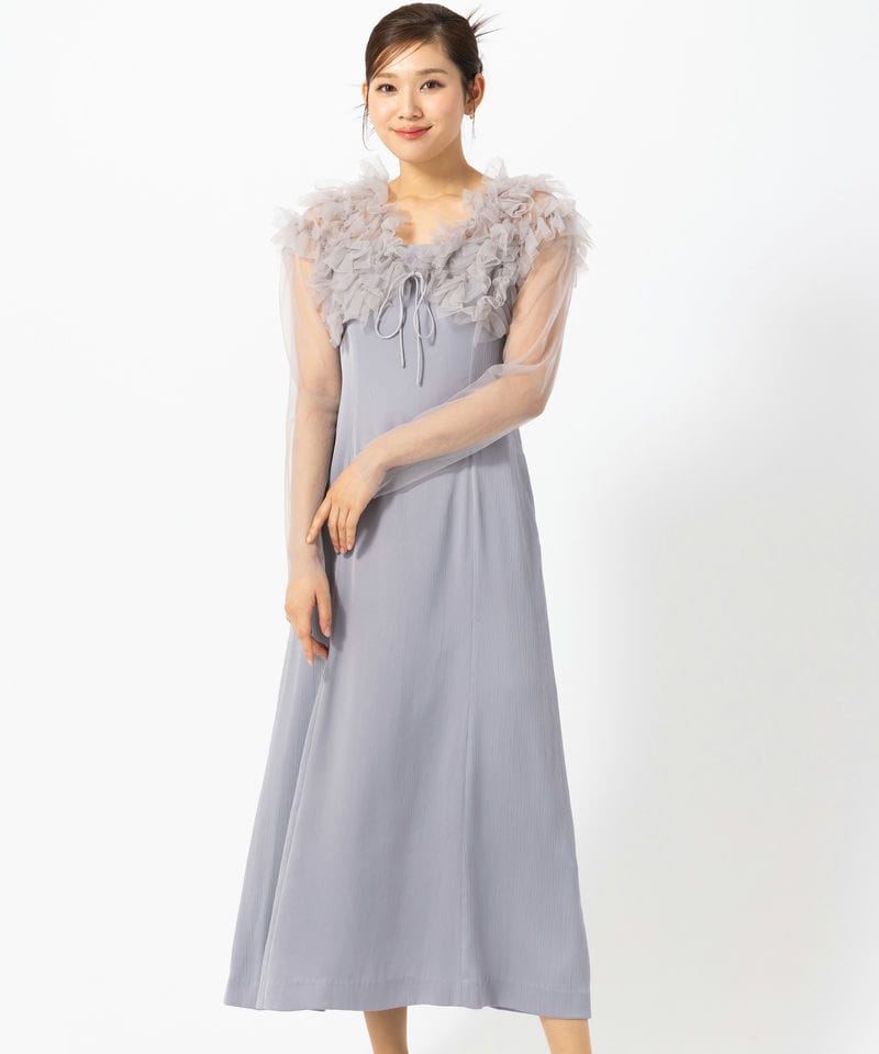 LAGUNAMOON ラグナムーン LADYチュールボレロキャミワンピースドレス