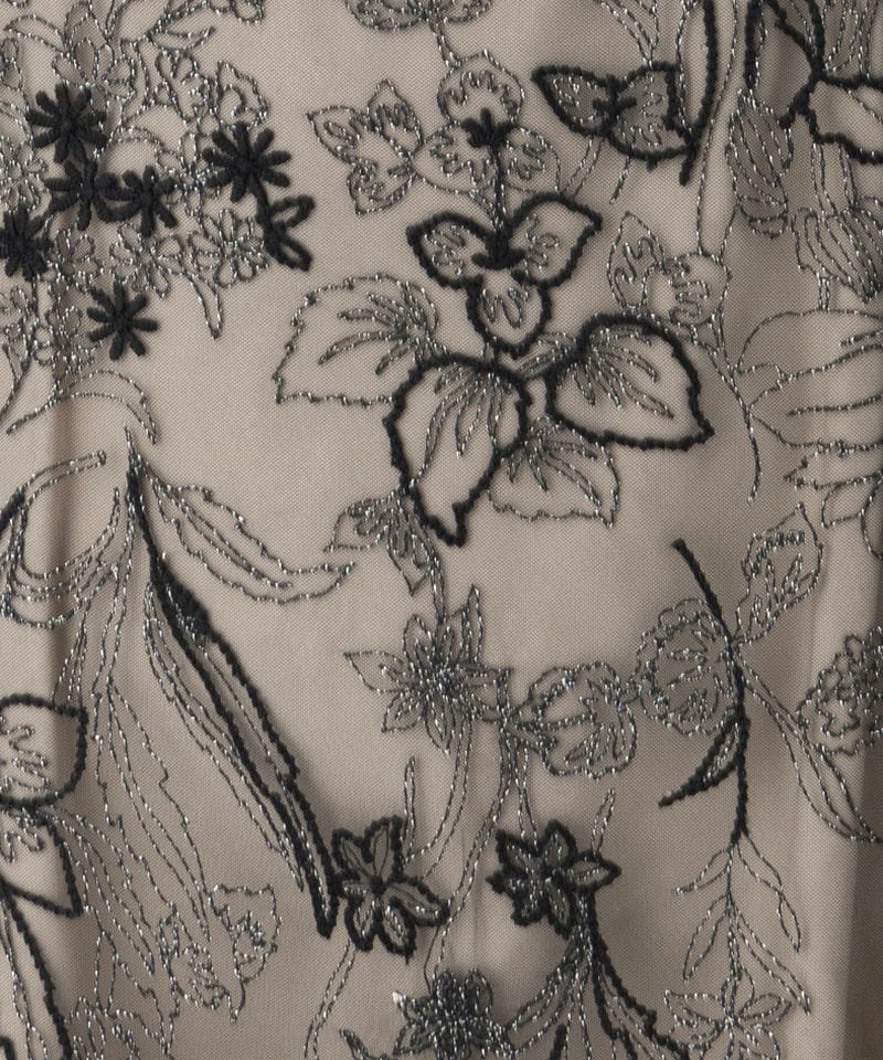 FRAY I.D フレイアイディー ミックスエンブロイダリーレースドレス