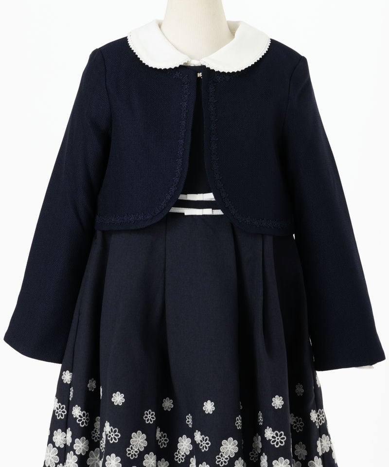 any FAM 【キッズスーツ3点SET】エニファム 裾刺繍アンサンブル