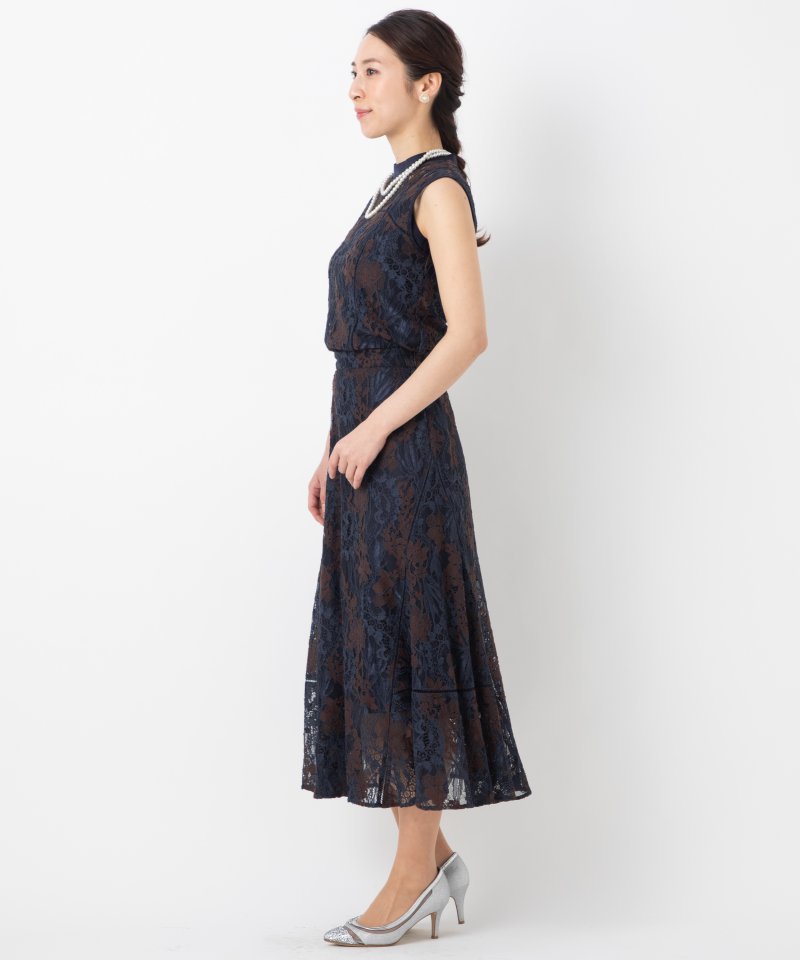 FRAY I.D フレイアイディー レースノースリーブセットアップドレス