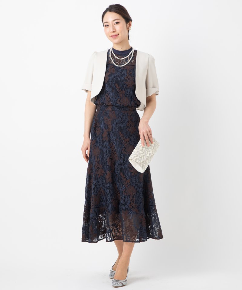 FRAY I.D フレイアイディー レースノースリーブセットアップドレス