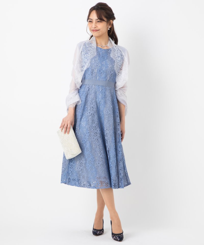 JILL STUART ジルスチュアート デボラレースドレス ブルー系 | 結婚式