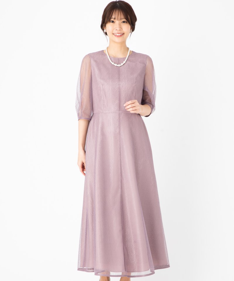 kaene カエン シアーレースパイピングドレス その他 x ブルー系 | 結婚