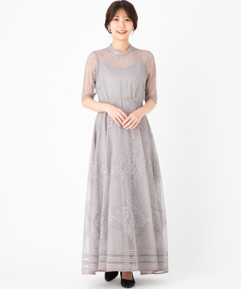 FRAY I.D フレイアイディー オーナメントパネルドレス その他 x