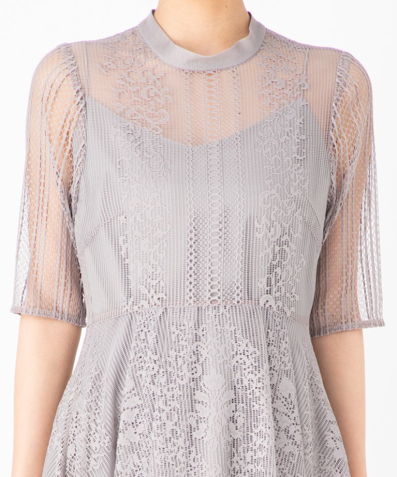 FRAY I.D フレイアイディー オーナメントパネルドレス その他 x