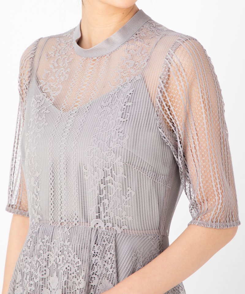 FRAY I.D フレイアイディー オーナメントパネルドレス その他 x