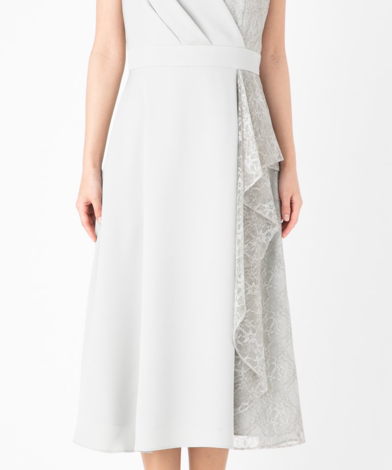 Aimer エメ レースアシンメトリーフィット&フレアドレス その他 x 