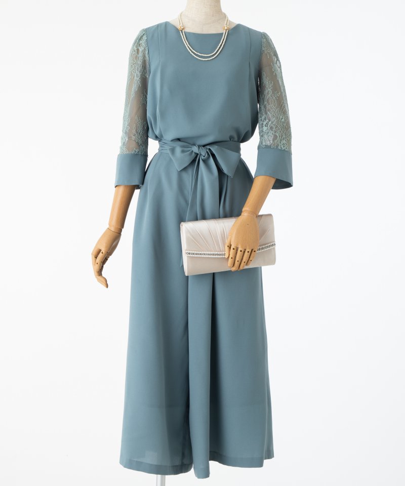 Je super 【パンツドレス2点SET】ジュシュペール スタンドレースワイド