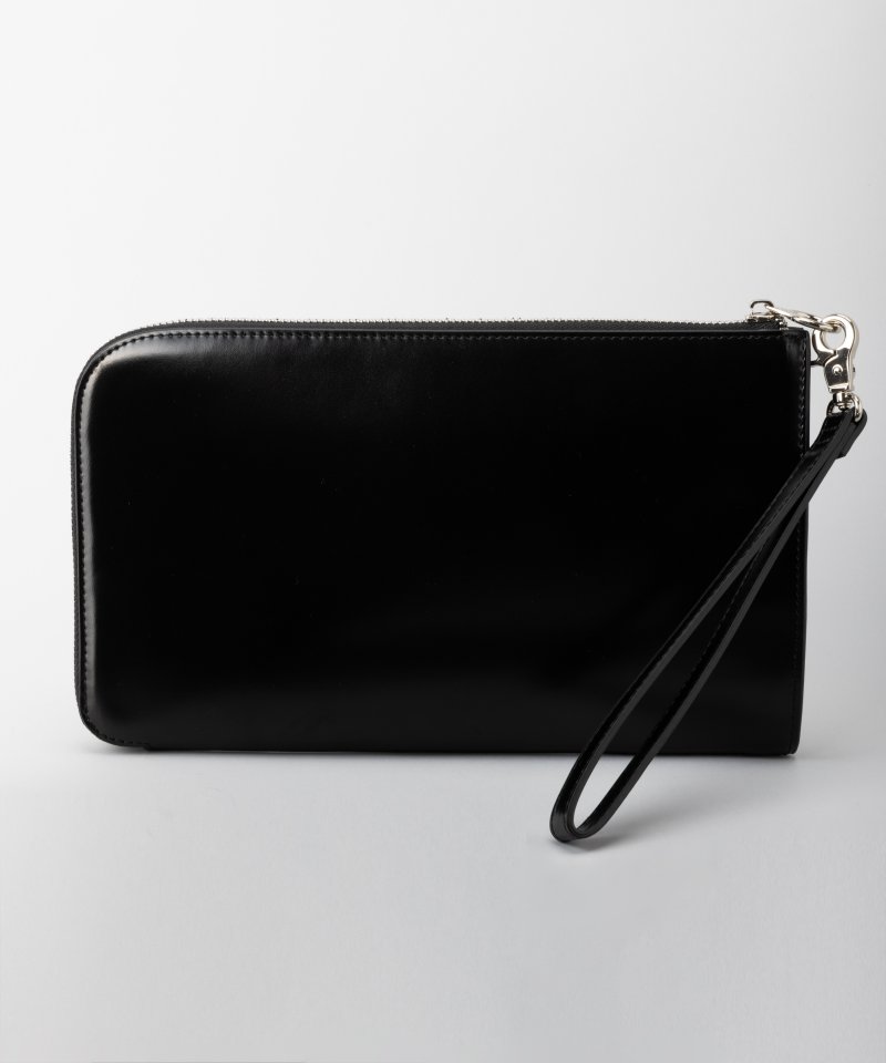 Select Shop コードバン調レザークラッチバッグ ブラック系 | 結婚式