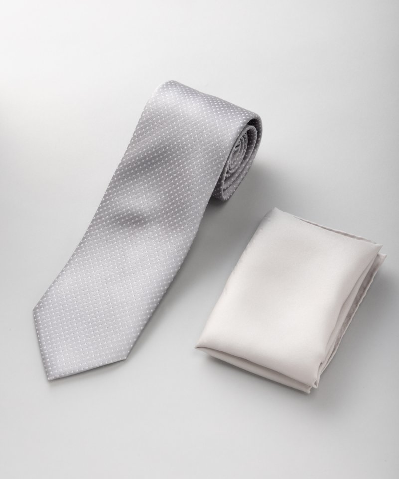 SUIT SELECT スーツセレクト 【セット】シルクドットフォーマルタイ