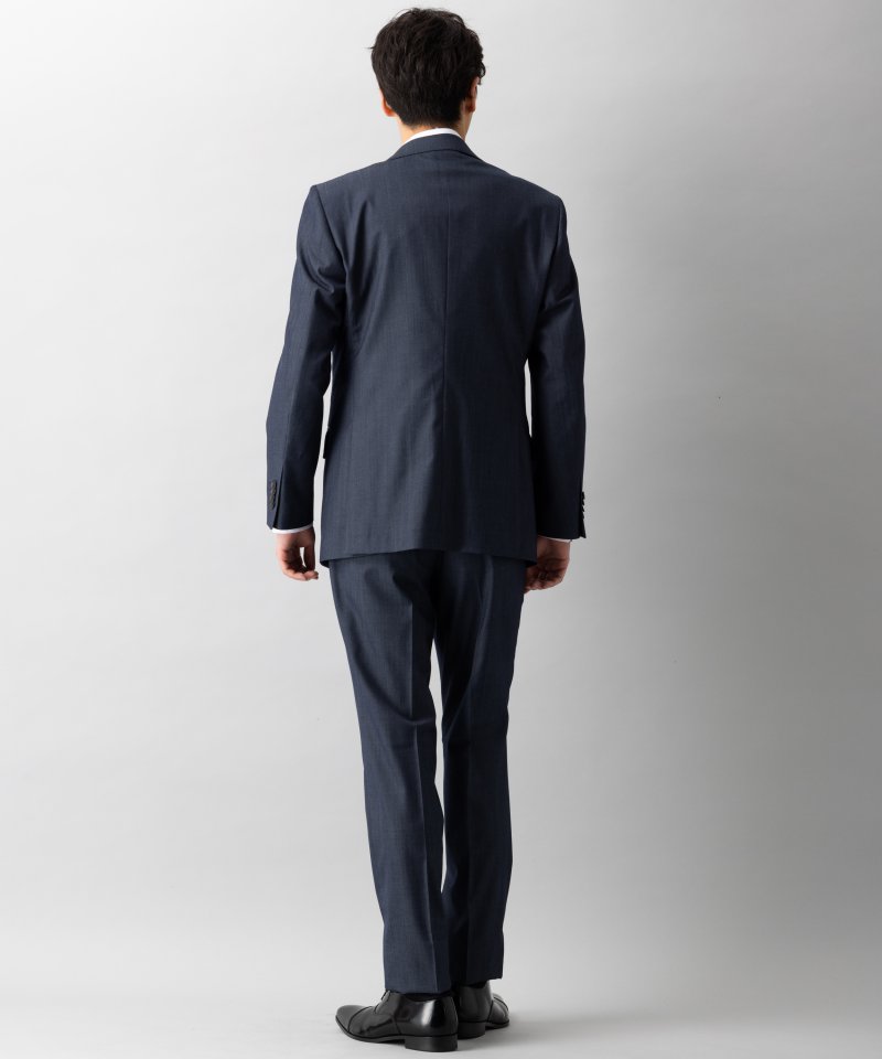 P.S.FA デニムライクスリーピーススーツ ネイビー系 | 結婚式